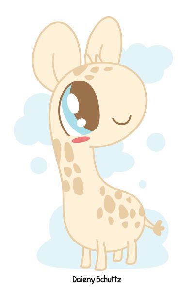 Chibi Chibi Giraffe By Daieny On Deviantart