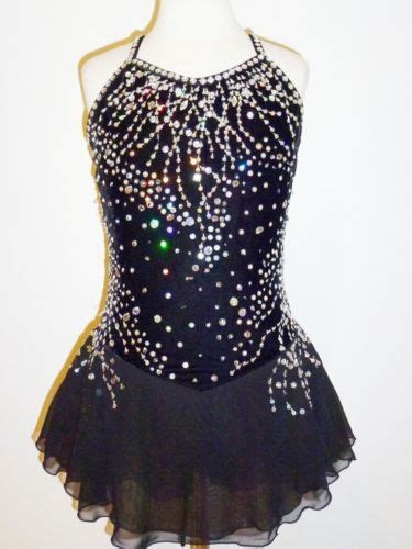 Beautiful And Lovely Ice Skating Dress Size Custom Made To Fit Ice