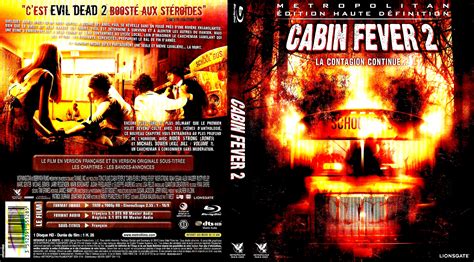 jaquette dvd de cabin fever 2 blu ray cinéma passion