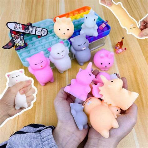 Squishies Mochi Squishy Toys 6pcs Jumbo And Mini Giant Squishy For Kids