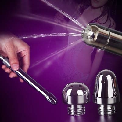 Steel Enema Shower Head Attachment Douche Anal Vaginal Personal Body