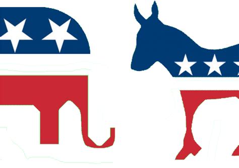 Political Clipart Political Party - Democratic And Republican Png ...