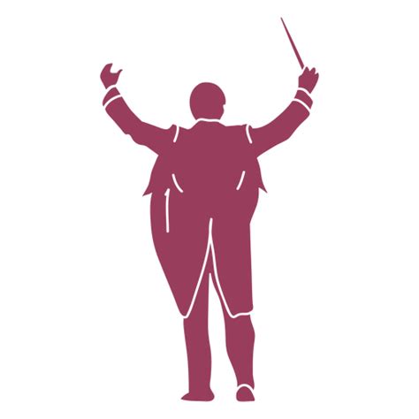 Orchestra Conductor Silhouette Transparent Png And Svg Vector File