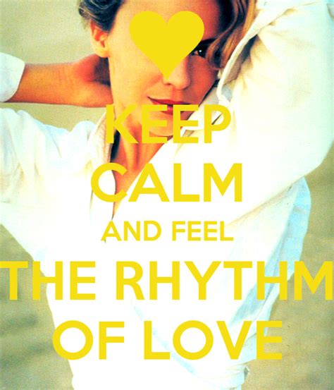 Dennoch ist „rhythm and love (buch: KEEP CALM AND FEEL THE RHYTHM OF LOVE - KEEP CALM AND ...