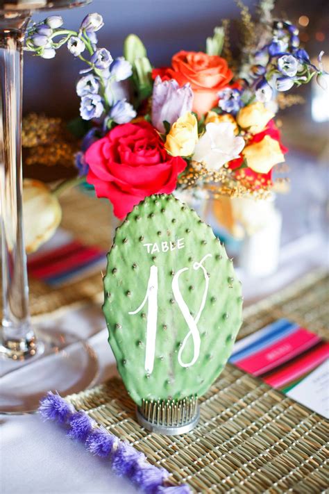 20 Beautiful Ways To Add A Pop Of Green To Your Wedding Mexican Wedding Centerpieces Mexican