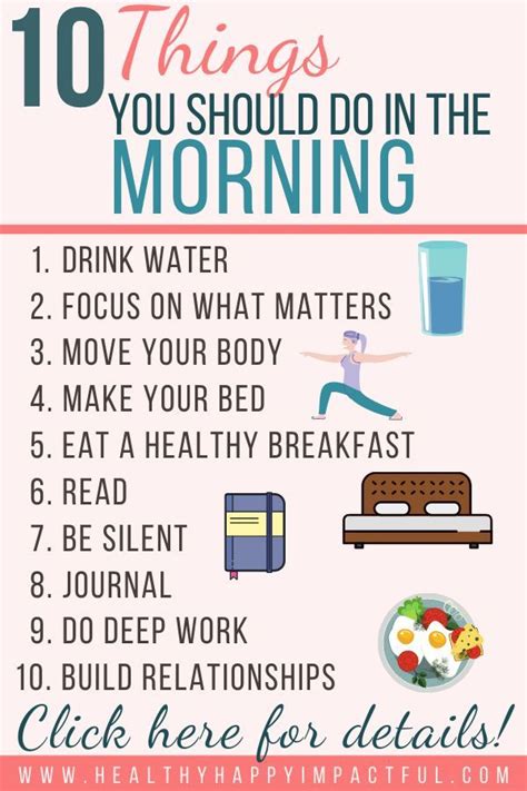 10 Best Things To Do In The Morning To Conquer The Day Healthy