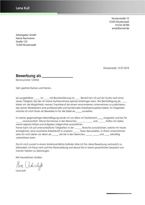 Bewerbungsschreiben richtig formulieren aufbau und inhalt layout und design 77 muster & beispiele.muster und vorlagen: Bewerbungsschreiben Neuer Job Vorlage in 2020 | Bewerbung ...