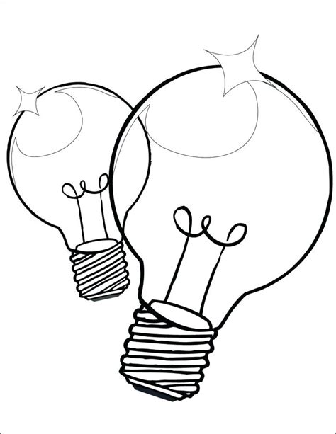 Light Bulb Coloring Page at GetColorings.com | Free printable colorings