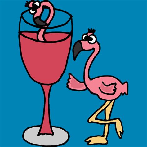 Pink Flamingo In Wine Glass T Shirt By Smiletoday Design By Humans