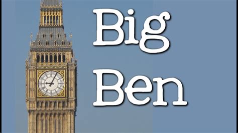 Big Ben For Kids Famous World Landmarks For Children