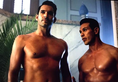 Tom Ellis In A Sauna In The Latest Episode Of Lucifer Yes Please