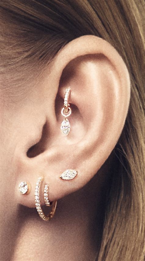 Curated Ears The Cool Way To Stack Your Piercings Ear Jewelry Rook