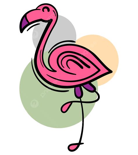 Cartoon Pink Flamingo Cartoon Flamingo Pink Png And Vector With