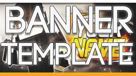Free Epic Minecraft Banner Template 11 My Best Youtube