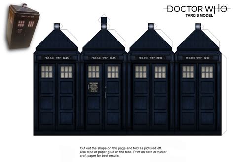 13th Doctor Paper Craft Tardis By Gfoyle On Deviantart