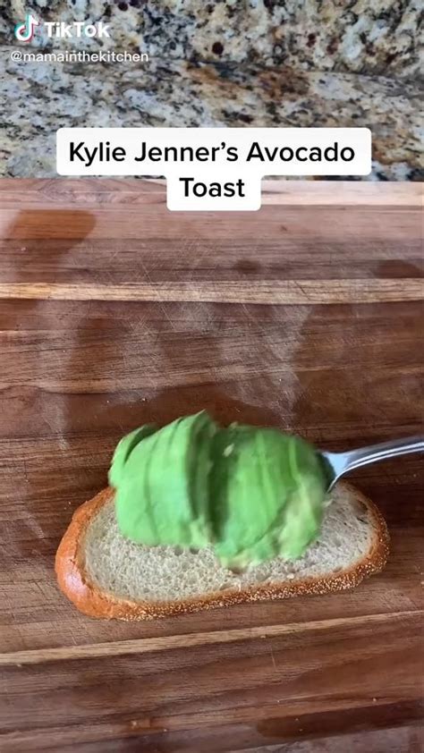 Kylie Jenner Avocado Toast 💚 Video Food Videos Desserts Fun Baking Recipes Easy Cooking