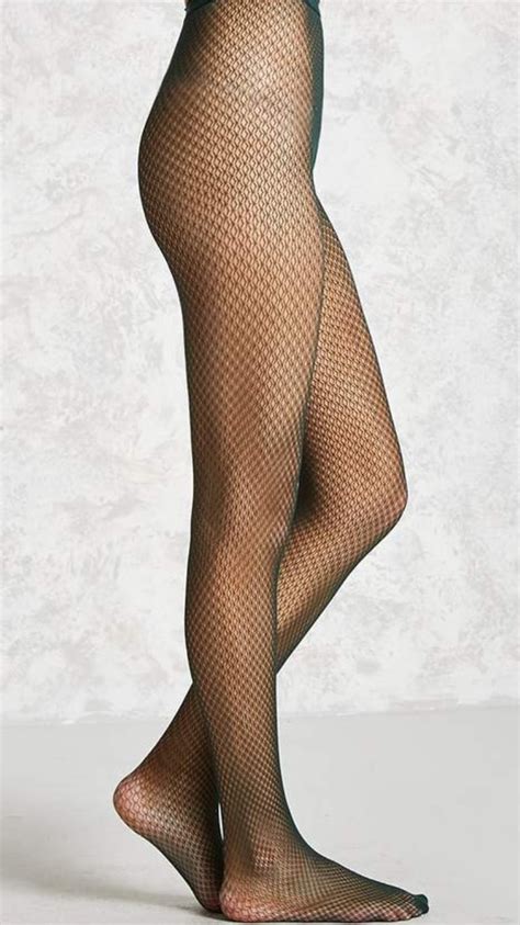 Forever Semi Sheer Fishnet Tights Fashion Tights