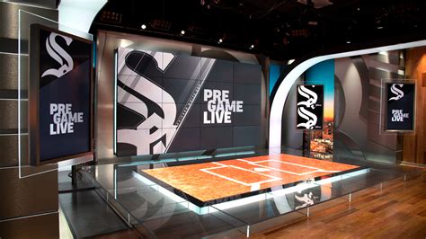 NBC Sports Chicago Broadcast Set Design Gallery