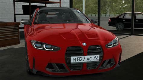 Мод 2021 Bmw M4 Coupé G82 10 для City Car Driving 1592 Машины