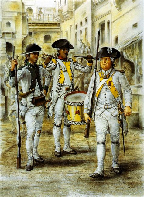 The French Regiments In The American War Of Independence Révolution