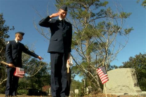 Junior Rotc Cadets Flag Fallen Veterans Graves Wwaytv3