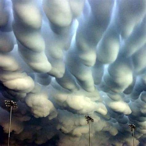 Mammatus Clouds Over Nebraska After A Tornado Mammatus Clouds Clouds
