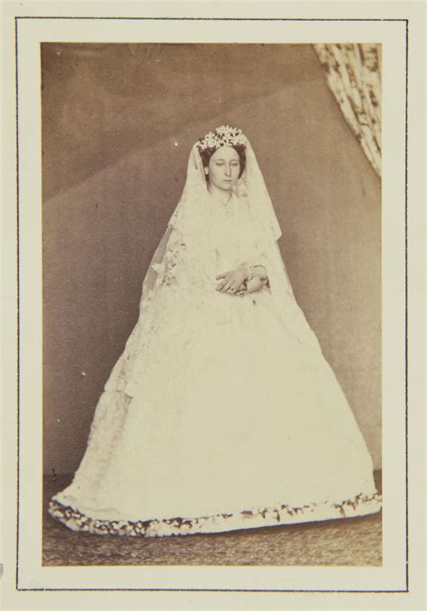 Princess Alice Maud Mary In Her Wedding Dress July 1862 Costume Cocktail