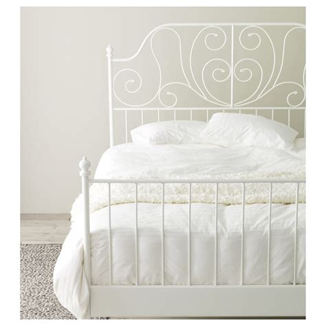 Leirvik Bed Frame White Ikea