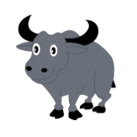 Download High Quality Buffalo Clipart Animated Transparent Png Images