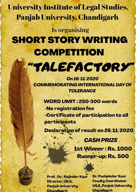 Talefactory National Short Story Writing Competition By Uils
