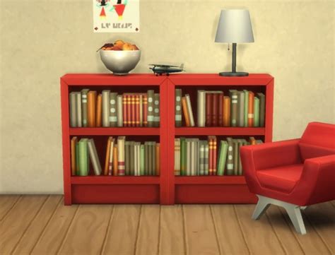 Mod The Sims Intellectual Bookcases Recolours By Plasticbox • Sims 4