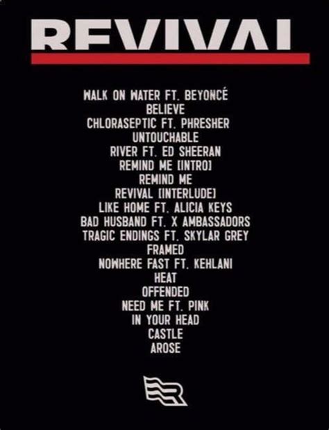 Heres The Official Cover And Track List For Eminems Revival Album