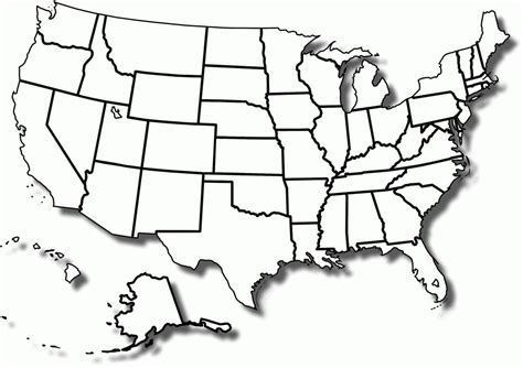 1094 Views Social Studies K 3 Map Outline United States Map