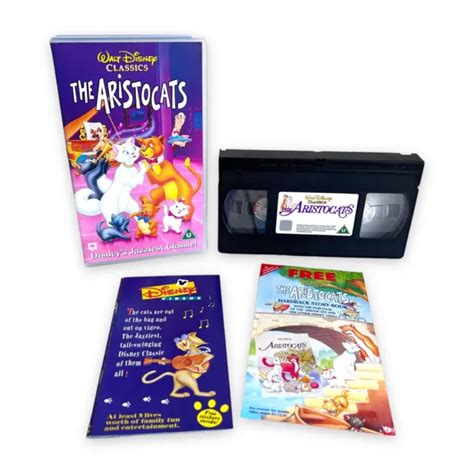 Walt Disney Classics The Aristocats Vhs Video Tape Vintage Retro Sexiz Pix