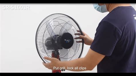 How To Assemble Remote Control Pedestal Fan 16 Inch Remote Control