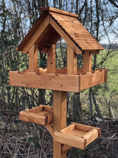 A larger garden table can provide all the space you need. Simply Wood Imperial Plus Premium Bird Table - Simply Wood