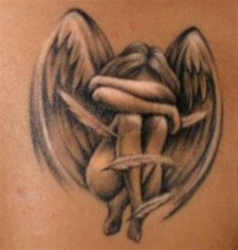 De Bedste Id Er Inden For Angel Tattoo Men P Pinterest Vingetatoveringer Og Tatoveringer