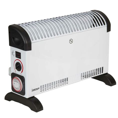 Space heaters use electricity to warm a heating element, often made of coils or ceramic, but other materials—like infrared quartz bulbs—are also readily found. Igenix 2,000 Watt Portable Electric Convection Compact ...