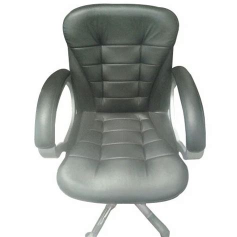 Black Leather Office Chair At Rs 3200 In New Delhi Id 12662858888
