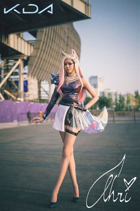 Kda All Out Ahri Cosplay Costume Rehney