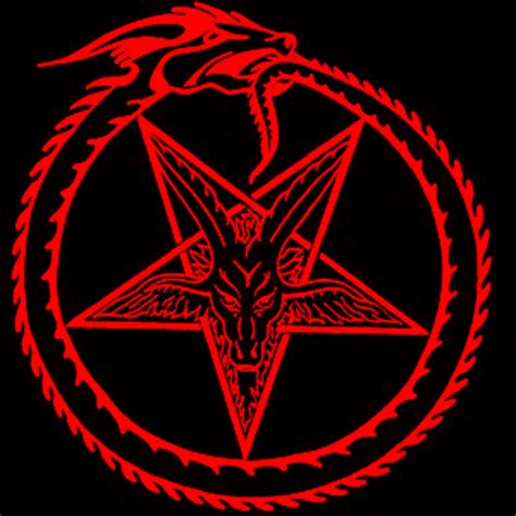 Satanic Pentagram On Tumblr Satanic Art Baphomet Occult Symbols