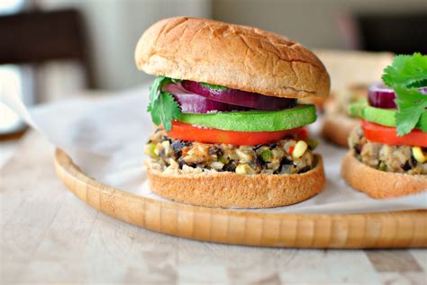 Southwest Black Bean And Rice Veggie Burger Simply Scratch