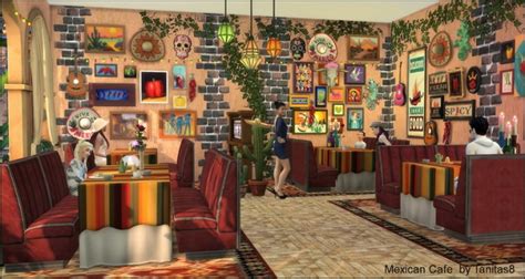 Mexican Cafe And Restaurant At Tanitas8 Sims Sims 4 Updates