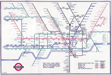 London Underground District Line Map Original Carriage Map