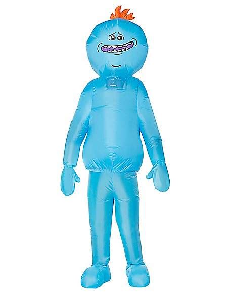 Adult Mr Meeseeks Inflatable Costume Rick And Morty