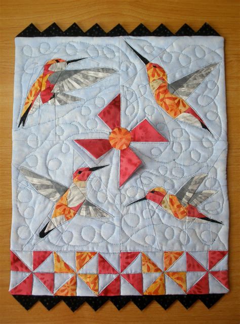 Mini Qt Take Flight Received Bird Quilt Applique Quilts Paper