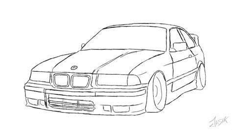 Race auto kleurplaat bmw autos kleurplaten kleurplatenpagina nl. Lineart BMW e36 by Jasik1233 on DeviantArt