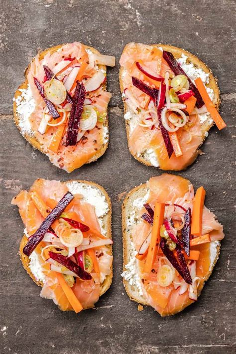 Must Try Smoked Salmon Sandwich With Feta The Mediterranean Dish