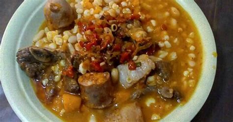 Aquí la receta de el gran premio de la cocina. Locro Argentino Receta de Angela Giani- Cookpad
