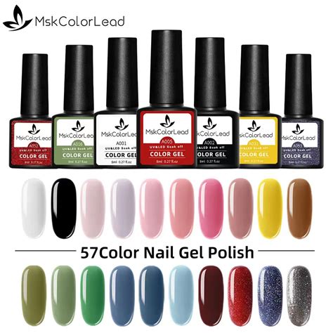 Msk Color Lead Uv And Led Soak Off Color Gel Nail Polish Manicure